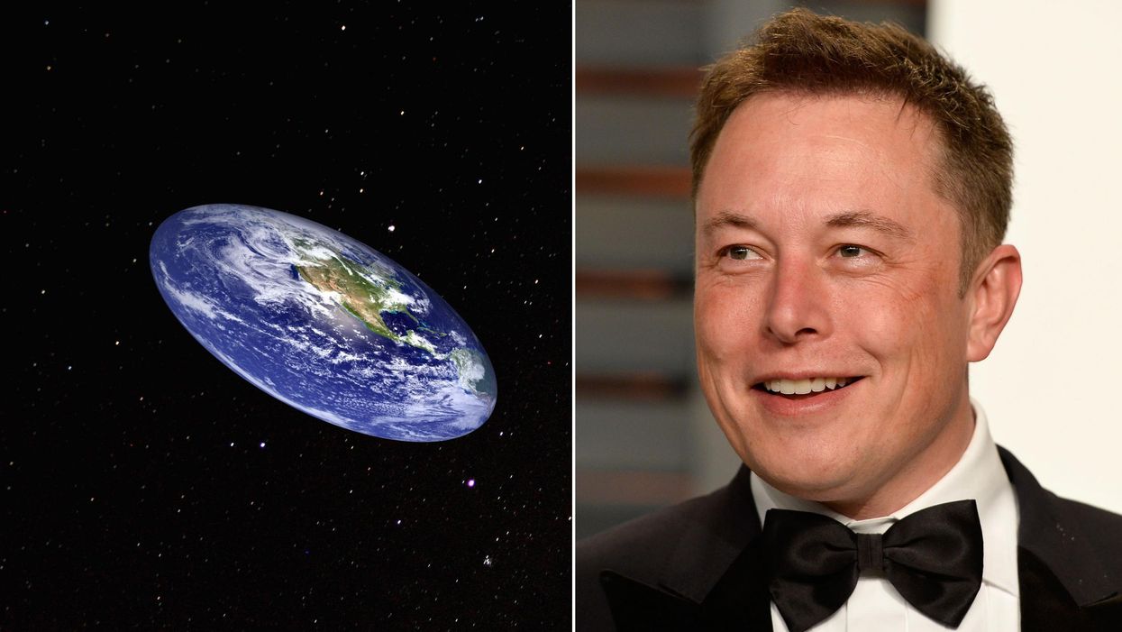Elon Musk just shut down the flat Earth conspiracy theorists