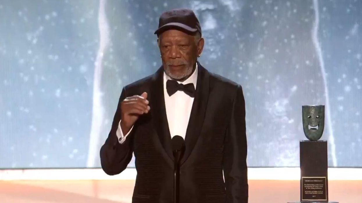 Morgan Freeman called out a very obvious problem with this award statuette