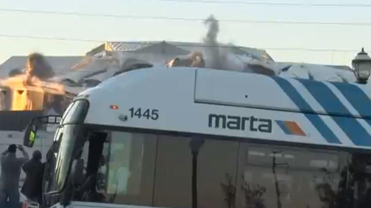 This demolition video was all ready to go and then a bus turned up