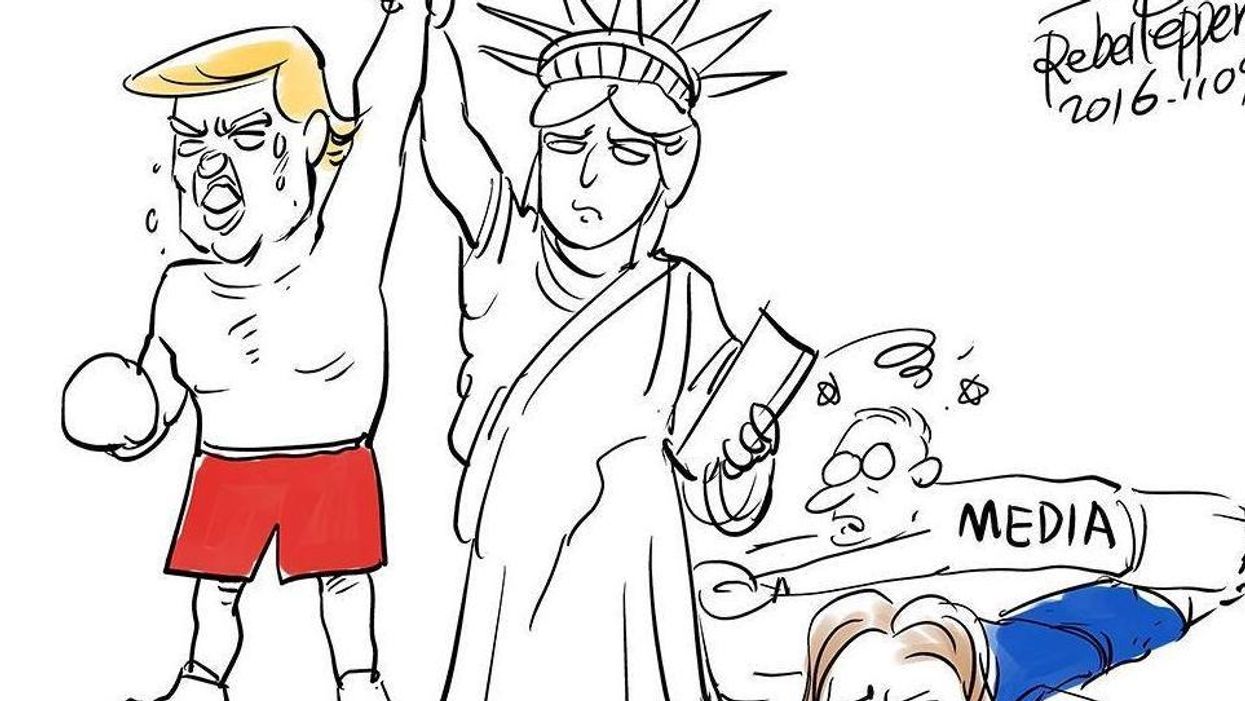 How cartoonists around the world reacted to Donald Trump's victory