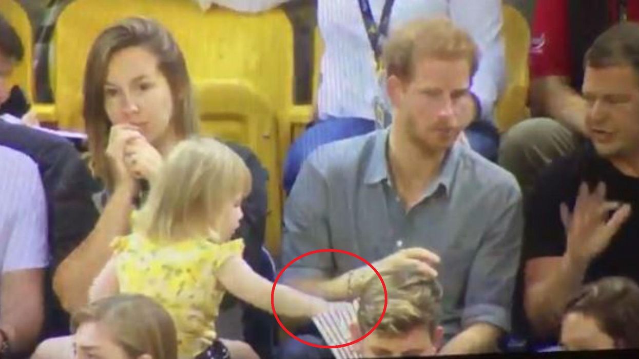 Prince Harry's response to a kid stealing his popcorn is perfect