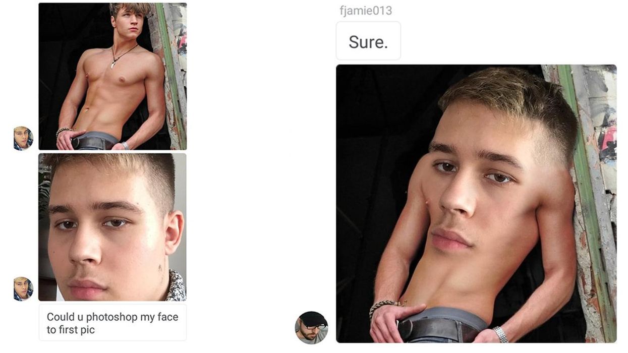 Graphic designer trolls clients by taking their editing requests too seriously