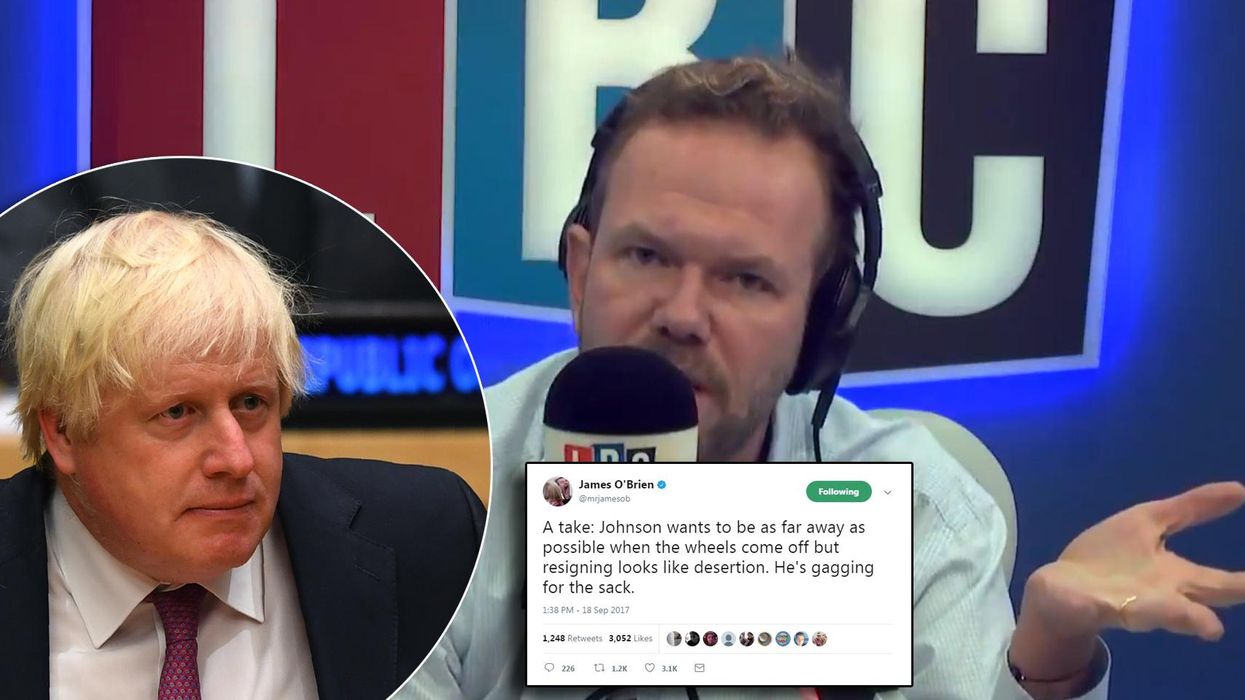 James O’Brien thinks he’s figured out what Boris Johnson's plan is