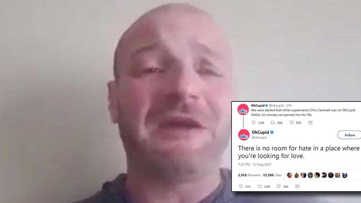 OkCupid kicks out white supremacist: 'There is no room for hate'