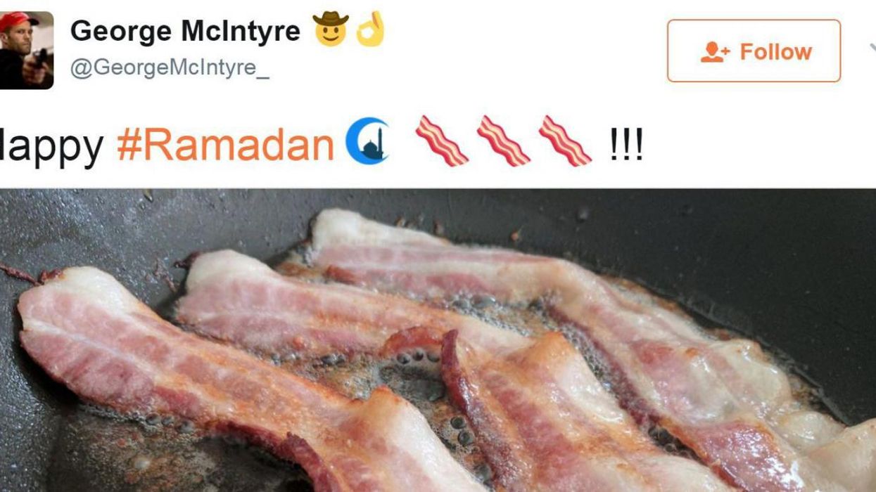 This Muslim man had the perfect response to a thug’s ‘bacon attack’ on a young Muslim teen