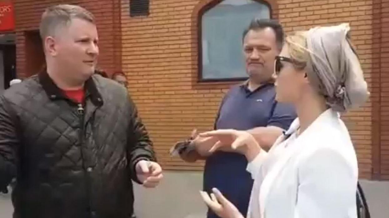 Britain First shouted down while shooting anti-Muslim video hours after Muslims helped victims at Grenfell Tower