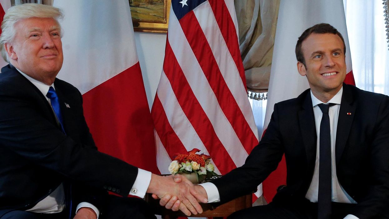 Donald Trump's handshake has been beaten again
