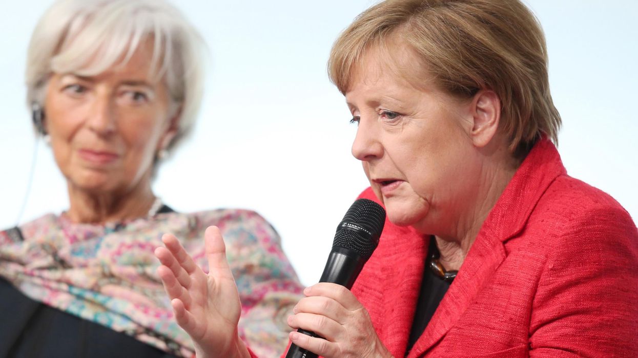 Angela Merkel trying to answer the question ‘Are you a feminist?’ is fascinating