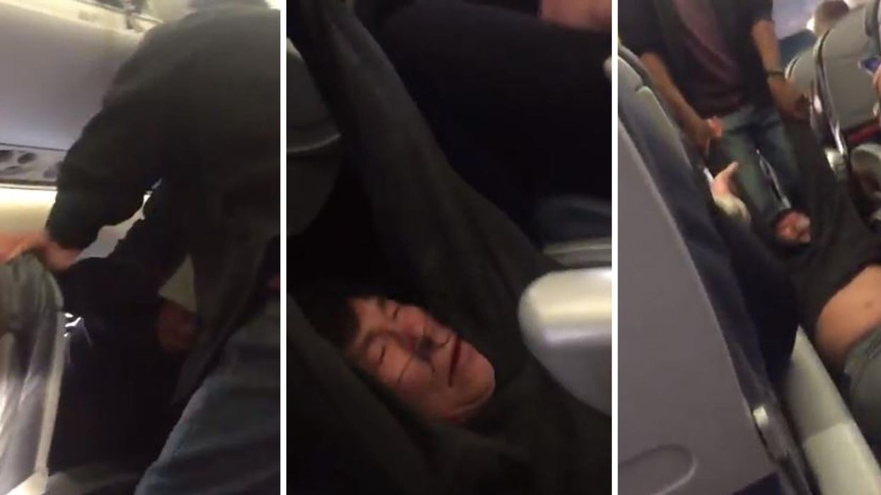 A passenger was forcibly dragged off a plane because United Airlines overbooked his flight