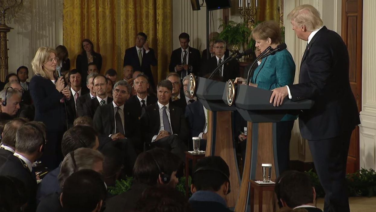 This German journalist asked Donald Trump a brilliant question