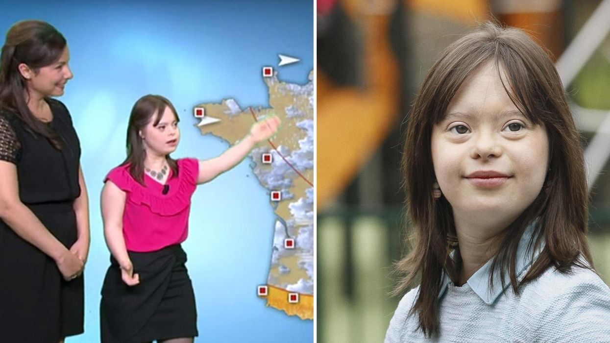 Woman with Downs Syndrome's dream of presenting the weather comes true after viral campaign