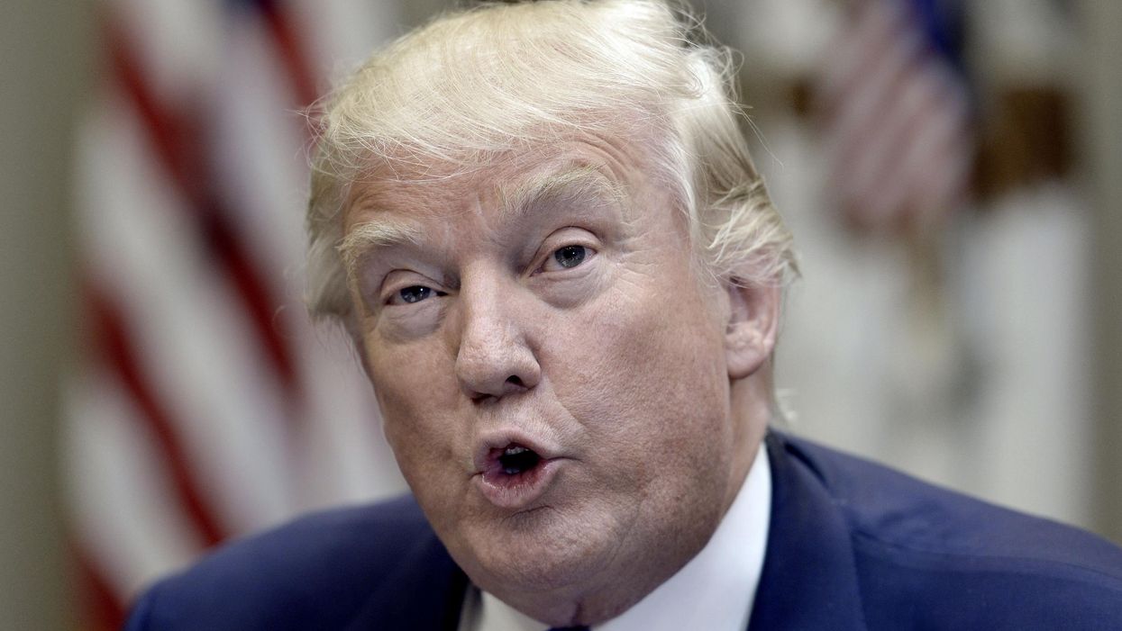 Instead of talking about jobs, Donald Trump forced this man to talk about his hole in one