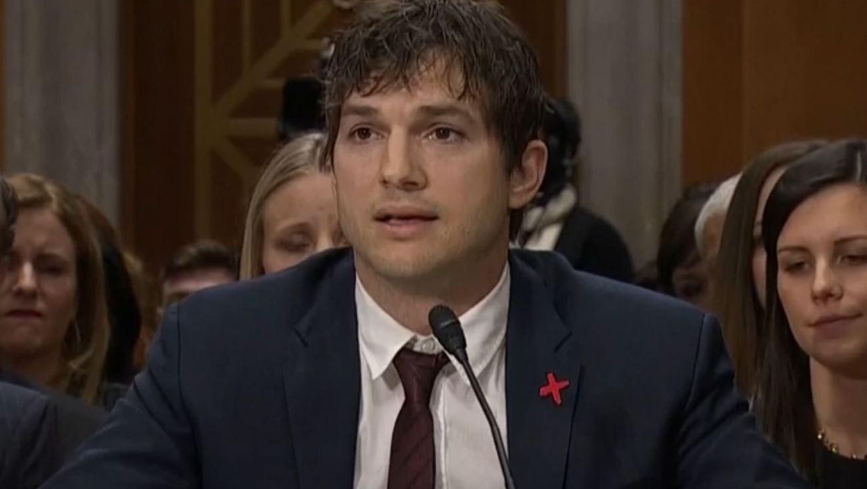 You need to watch Ashton Kutcher's emotional plea to stop child exploitation