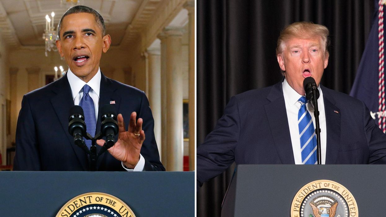The big difference between Donald Trump's and Barack Obama's presidential press conferences
