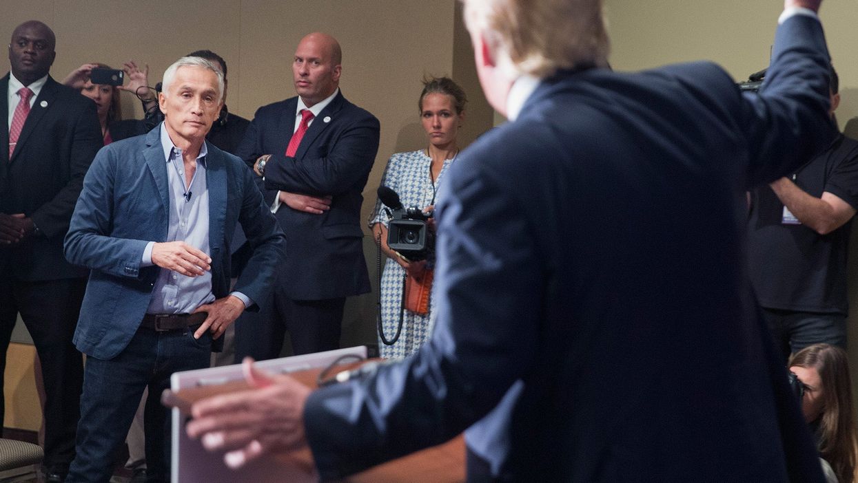 What happened when a Donald Trump supporter 'told journalist to get out of their country' - in front of Trump