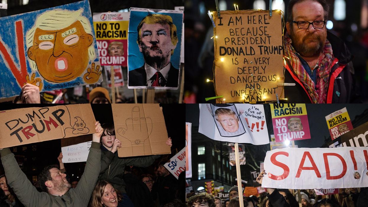 The 26 best signs from last night's protests against Trump's 'Muslim ban'