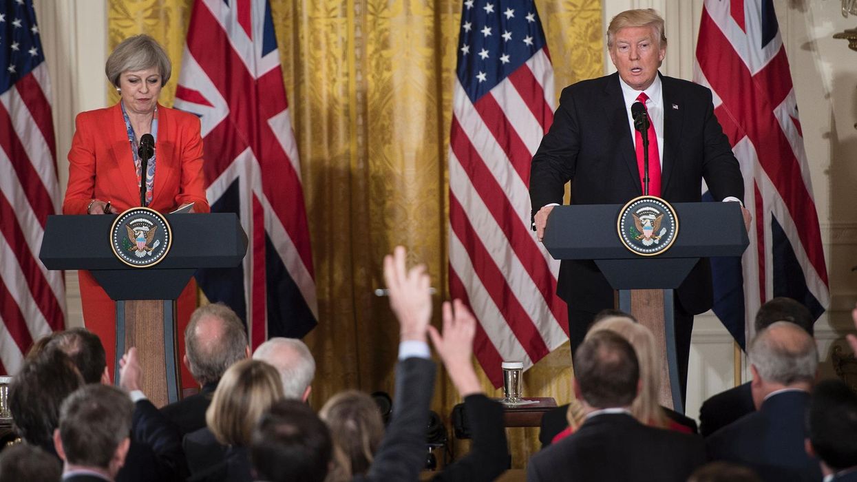 British journalists are getting a lot of praise from Americans after their questions to Trump