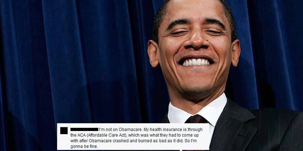 Man's anti-Obamacare Facebook rant gets destroyed when it turns out he ...