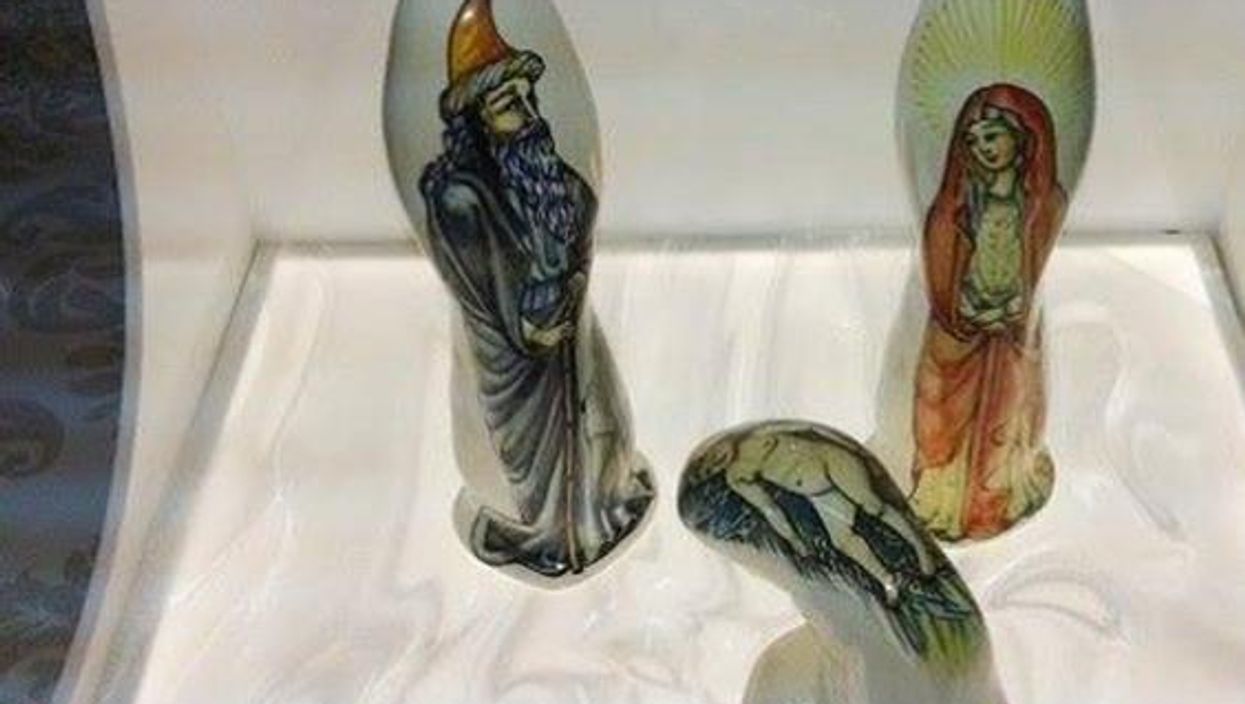 Spanish dildo nativity scene leads to threats against sex shop