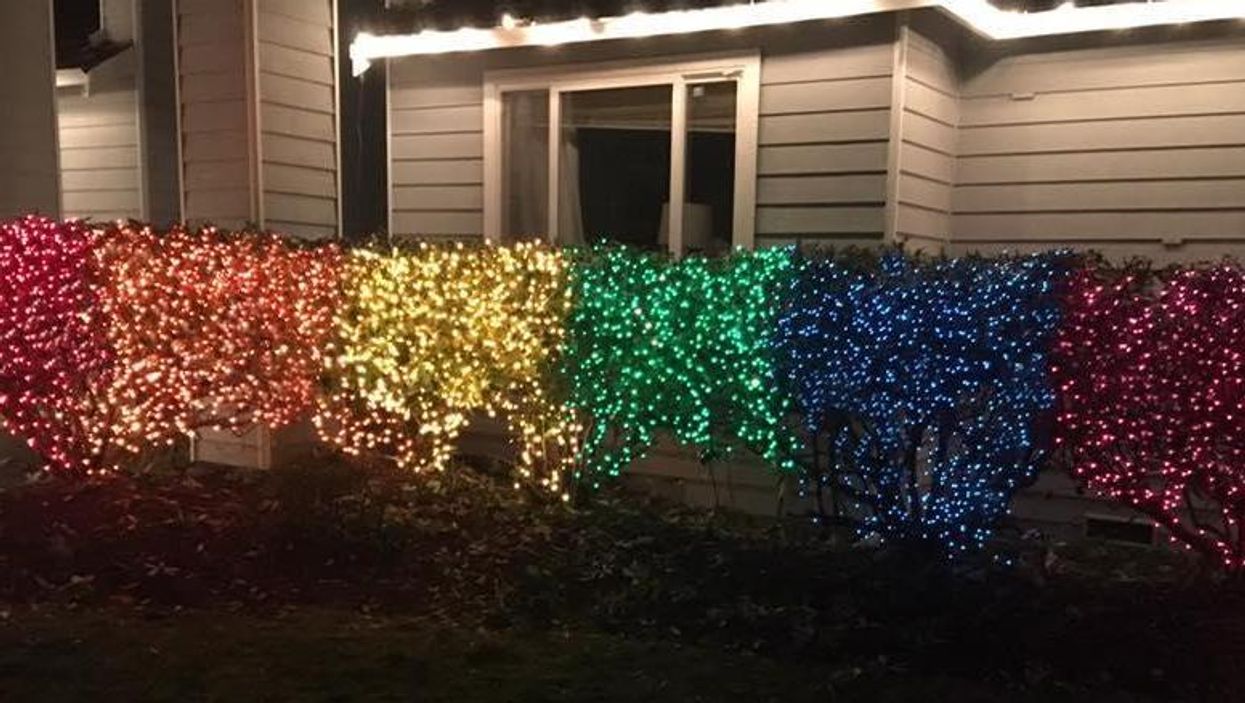 When her neighbour made homophobic comments this woman had the perfect festive response
