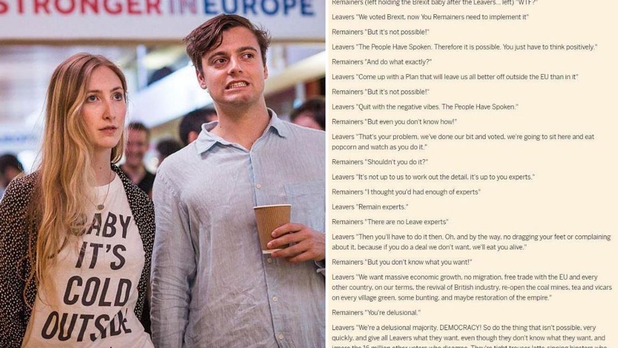 This viral newspaper comment nails Britain after Brexit perfectly