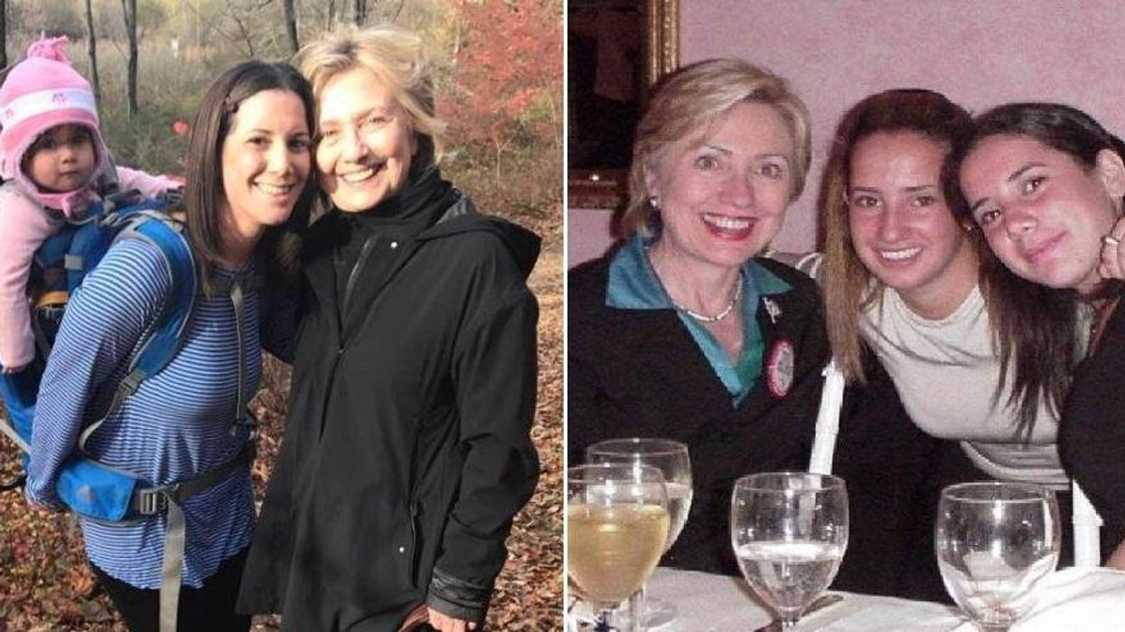 The woman who 'bumped into Hillary Clinton while hiking' had met her before