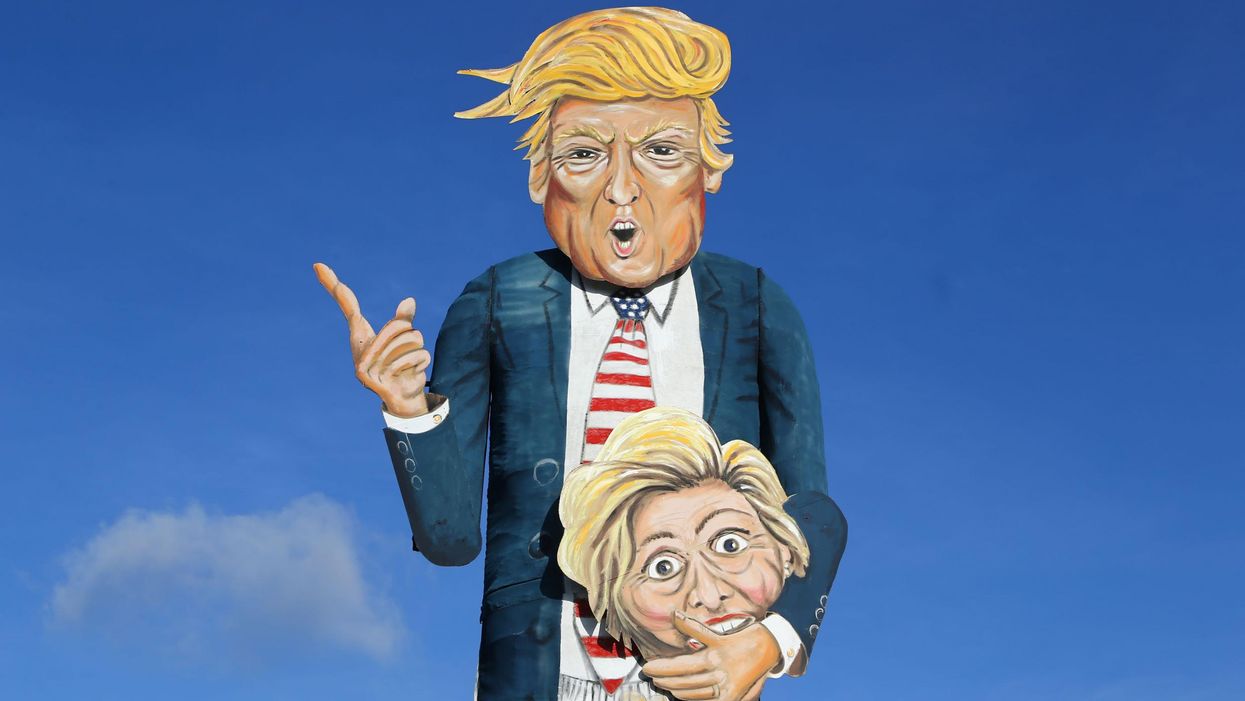 A giant effigy of Donald Trump is going to be burned at the stake