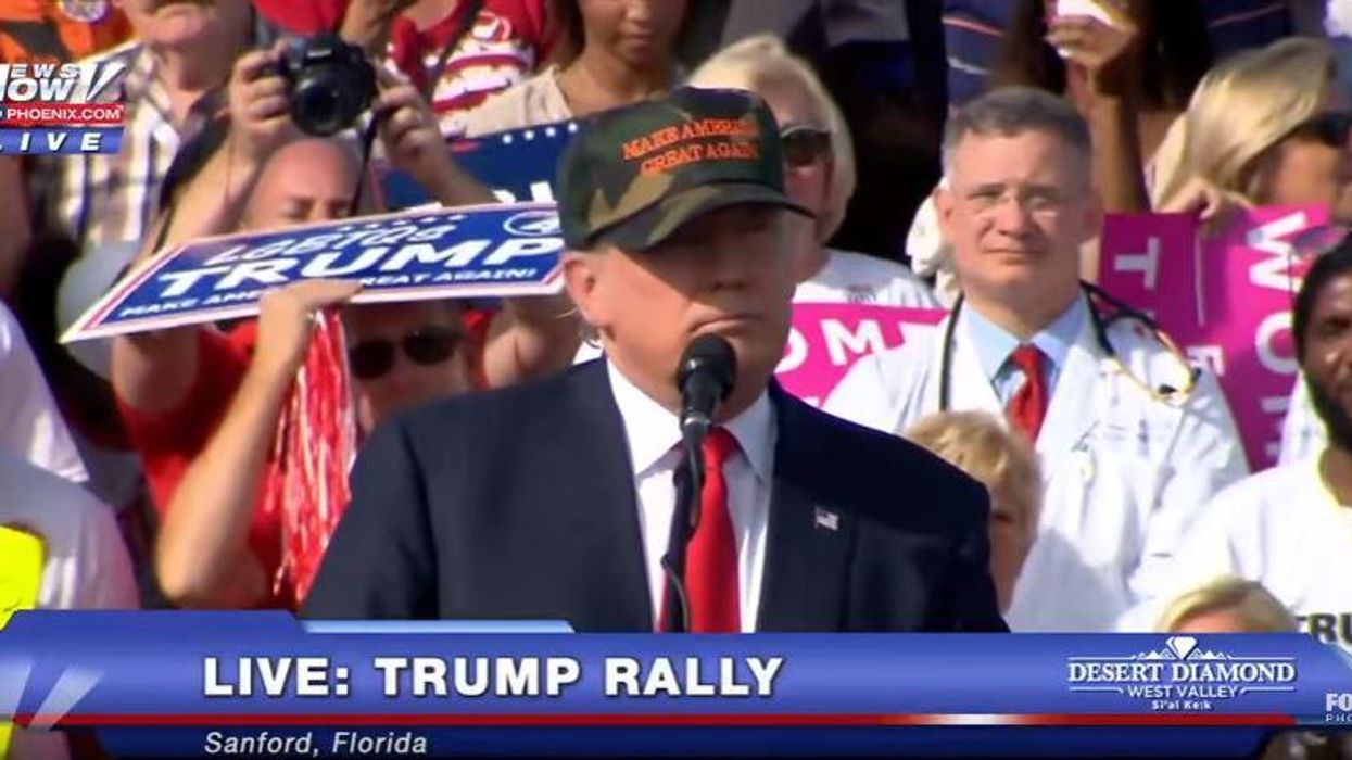A 'doctor' went to a Donald Trump rally and instantly became an internet sensation