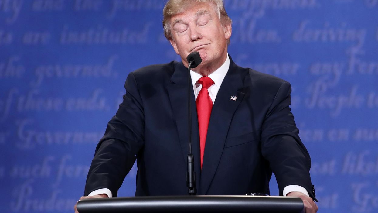 Presidential debate: The moment Donald Trump accidentally endorsed Hillary Clinton