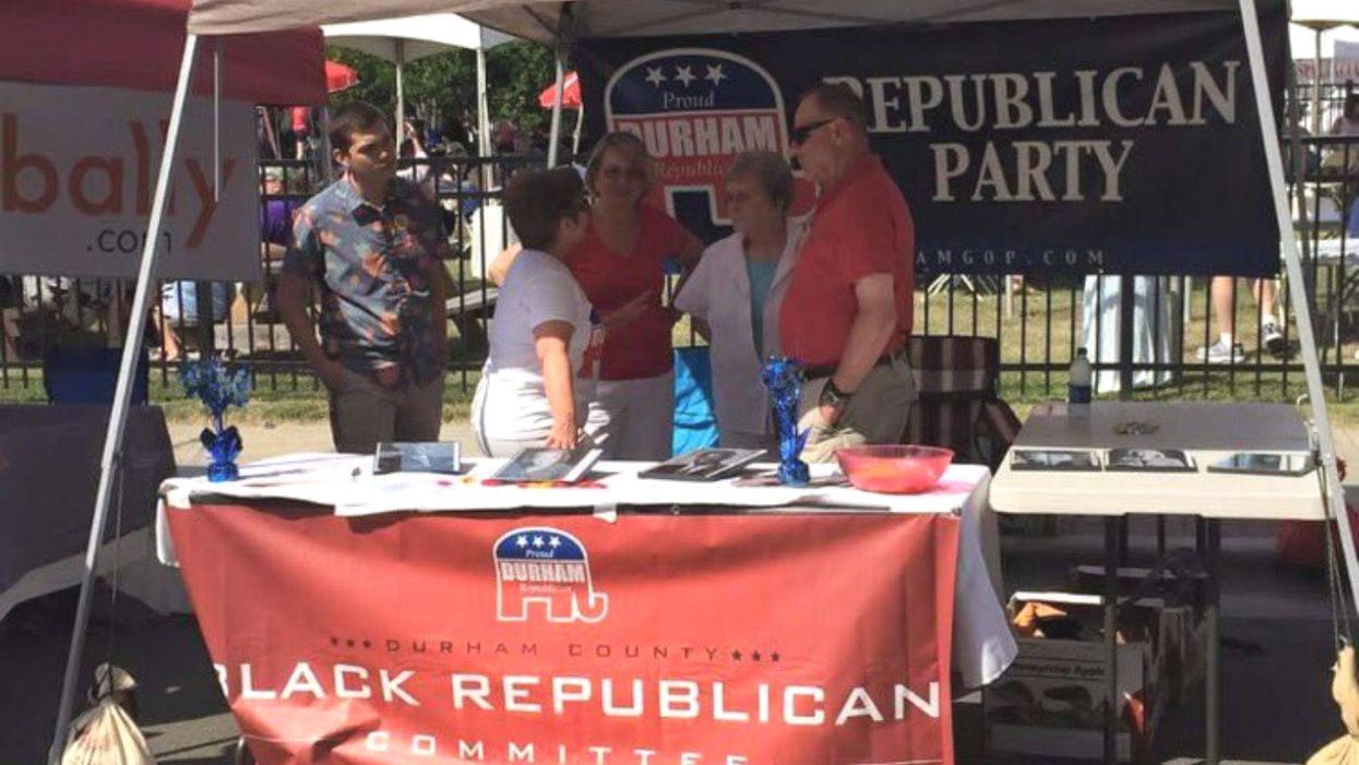 Why are there no black people in this 'black Republicans for Trump' group?
