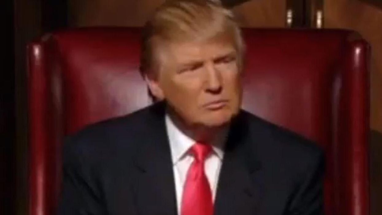 Donald Trump once fired someone on the Apprentice for 'locker room talk'. There's a video of that too