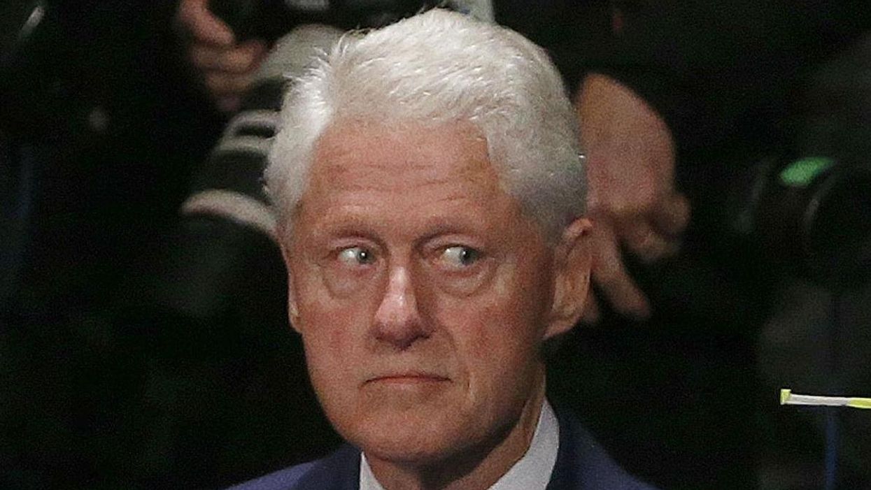 Bill Clinton's face says absolutely everything right now