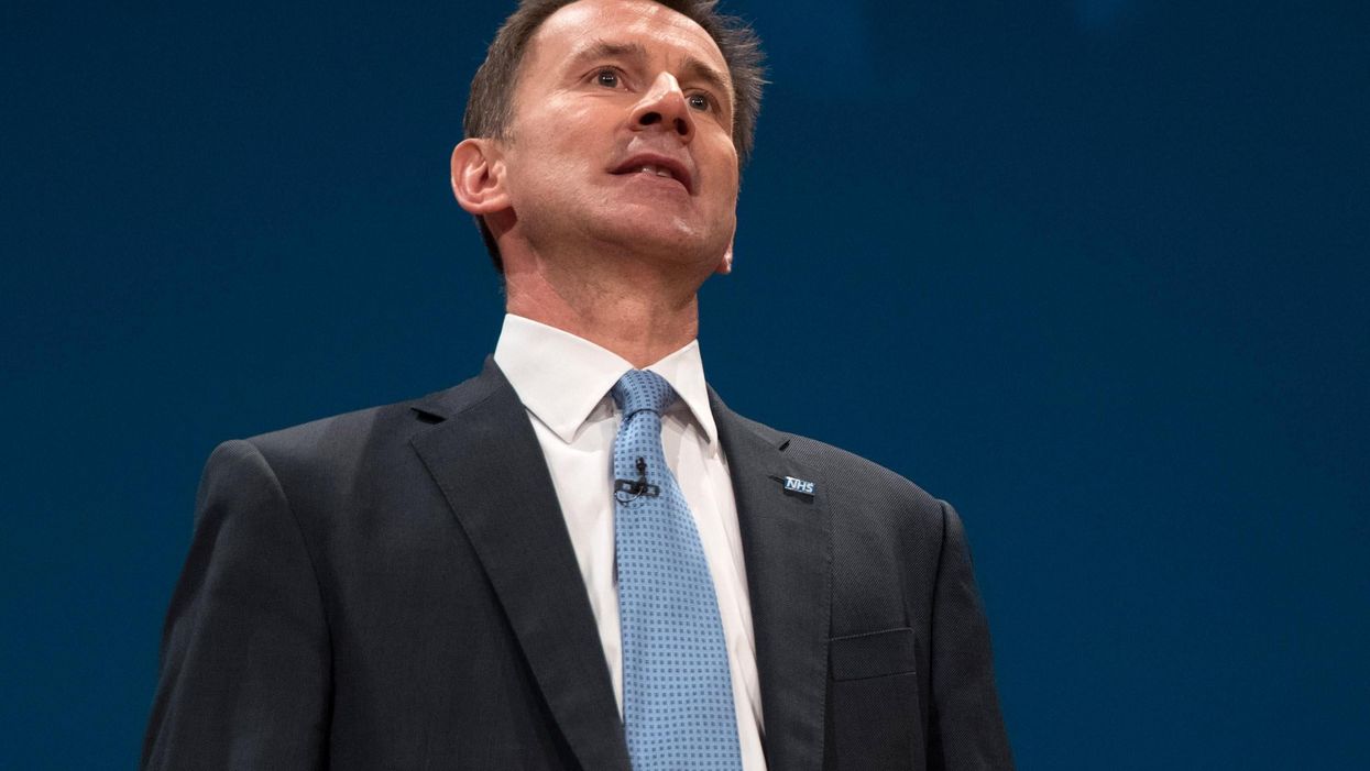 Jeremy Hunt got caught in a very embarrassing situation at the Tory conference