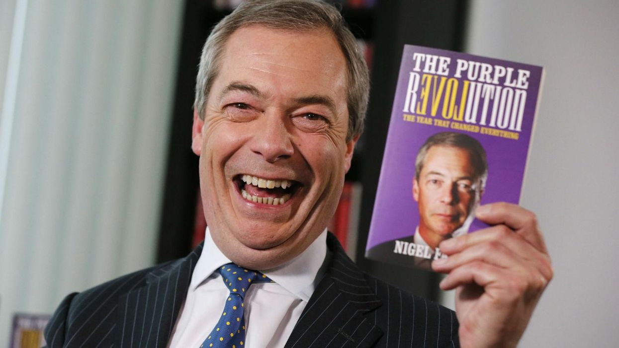 Nigel Farage has a new book, there are some predictably great reviews