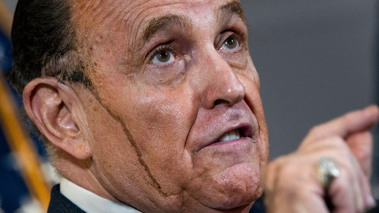 25 of the best reactions to Rudy Giuliani's hair dye dripping down his face