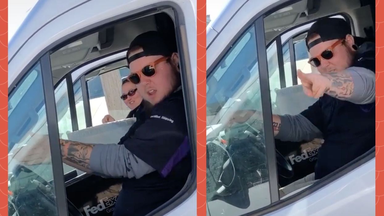 FedEx driver becomes internet sensation after being filmed singing ‘All I Want for Christmas is You’