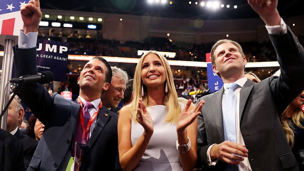 Trump is considering pardoning his children despite none of them being charged with anything