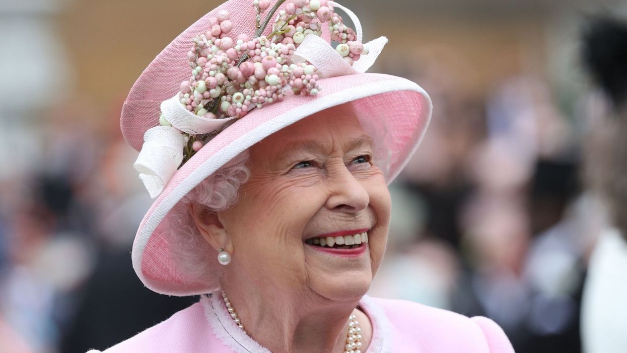 This is what the Queen driving to popular songs looks like