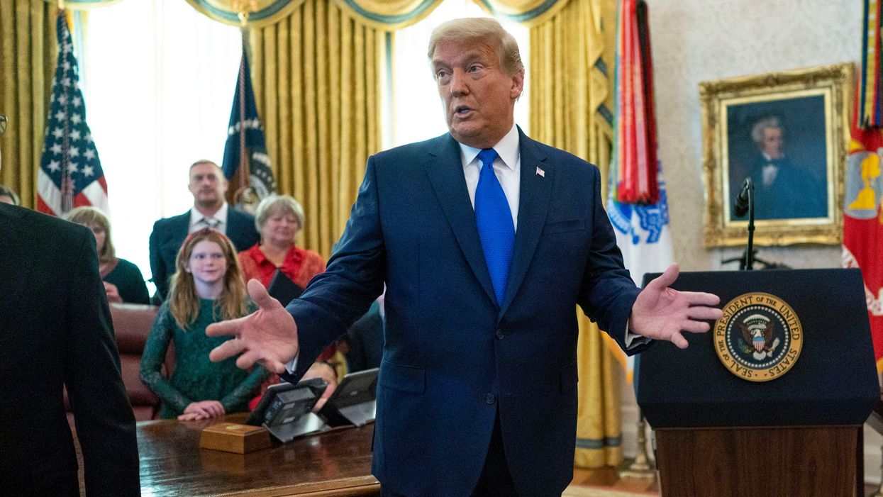 Trump leaves everyone speechless after abruptly walking out of wild medal ceremony