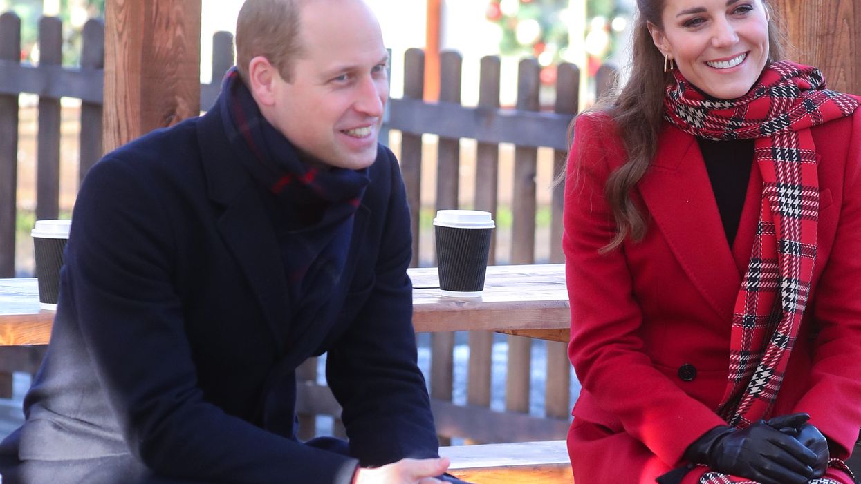 A picture of William and Kate waiting at a train station in the dark is very relatable to a lot of people