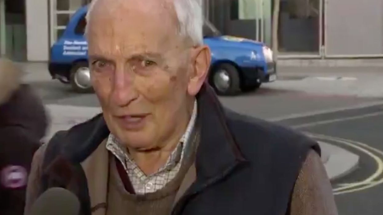 91-year-old man becomes internet hero after being asked about the Covid vaccine live on air