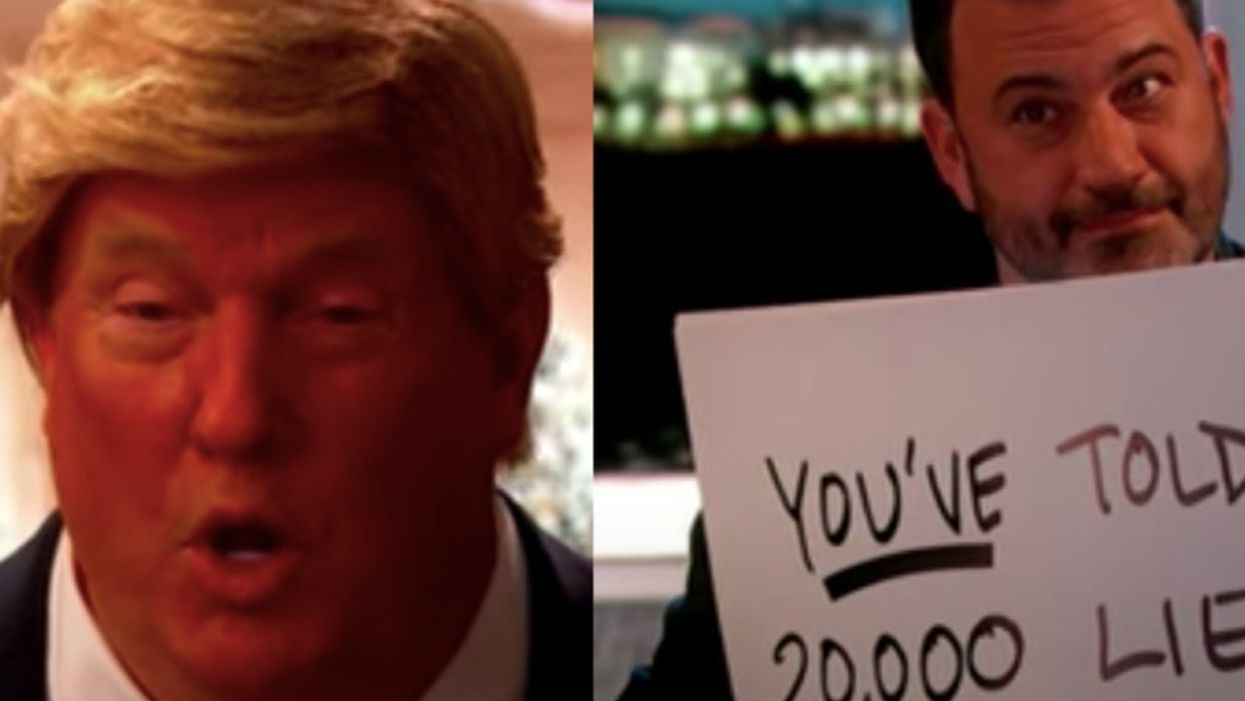 Jimmy Kimmel parodies Love Actually with a brutal message for Trump