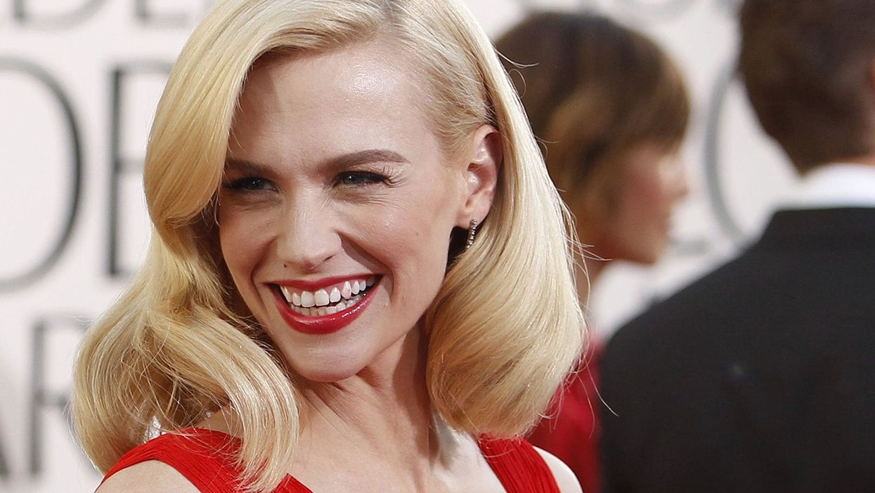 January Jones had the best response her bikini pictures being labelled ‘desperate’