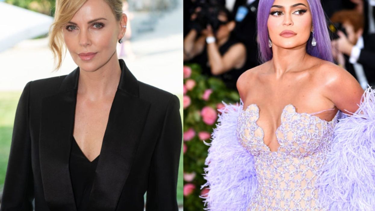 Charlize Theron trolls Kylie Jenner’s makeup skills with a hilarious photograph