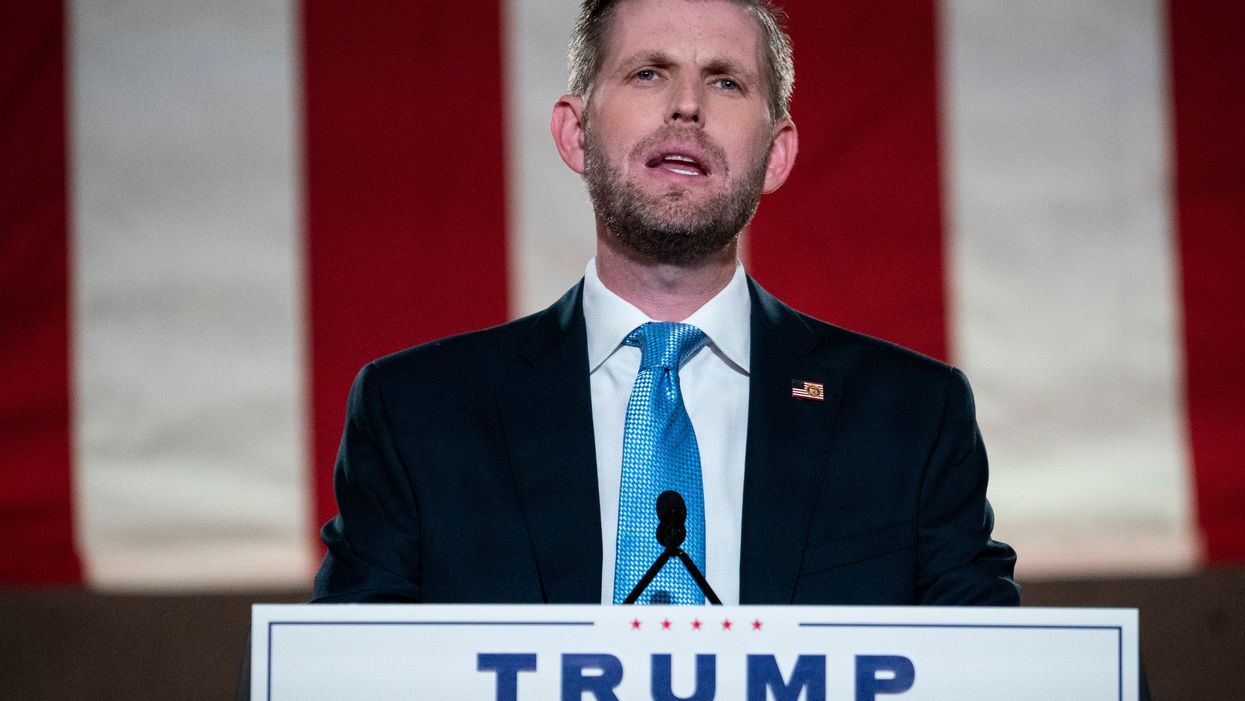 Eric Trump tried to drum up support for his dad with this tweet but it backfired spectacularly