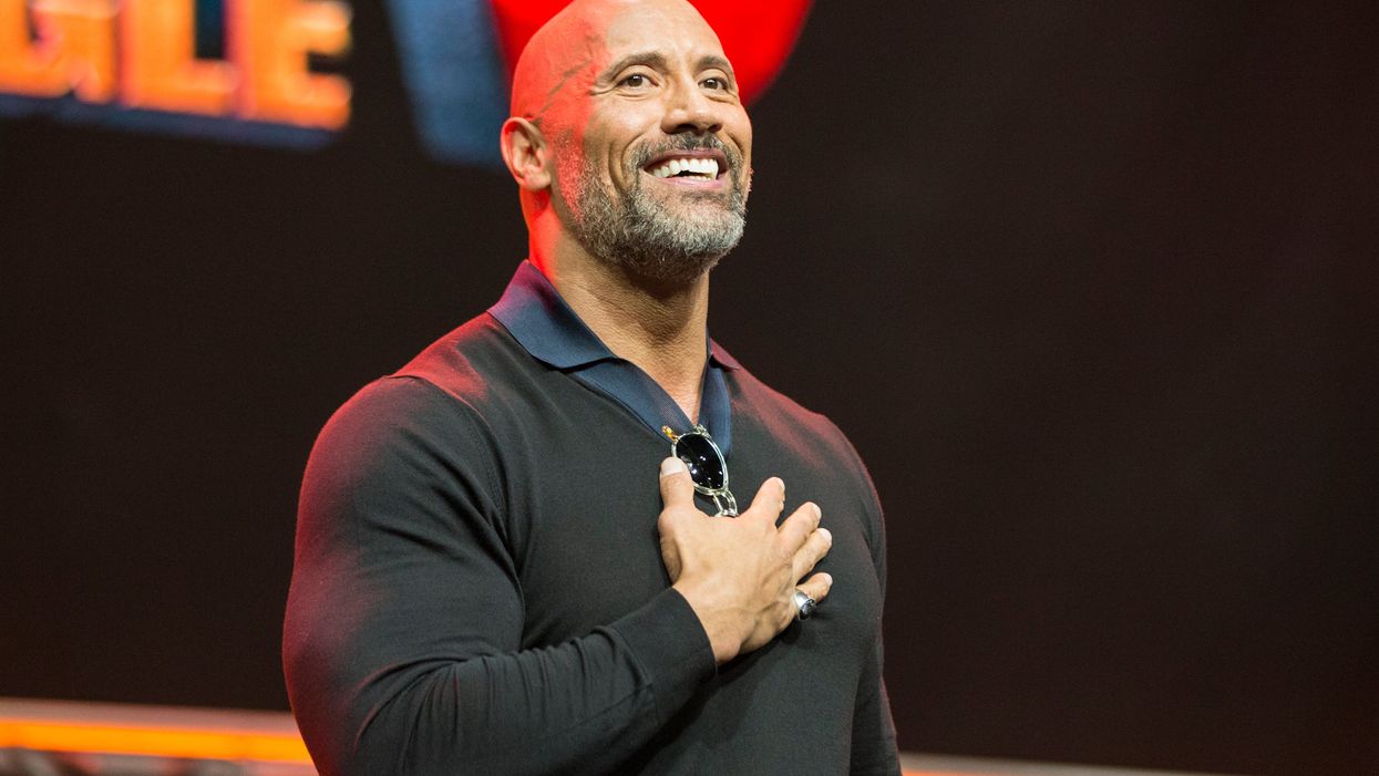 Dwayne ‘The Rock’ Johnson helps out a father of two in heartwarming Christmas video