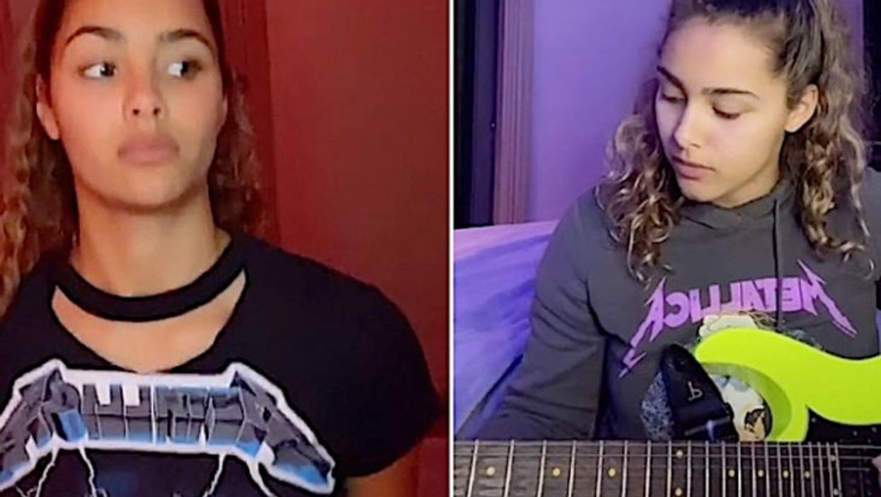 TikTok star has the best response to men who accused her of not being a real Metallica fan