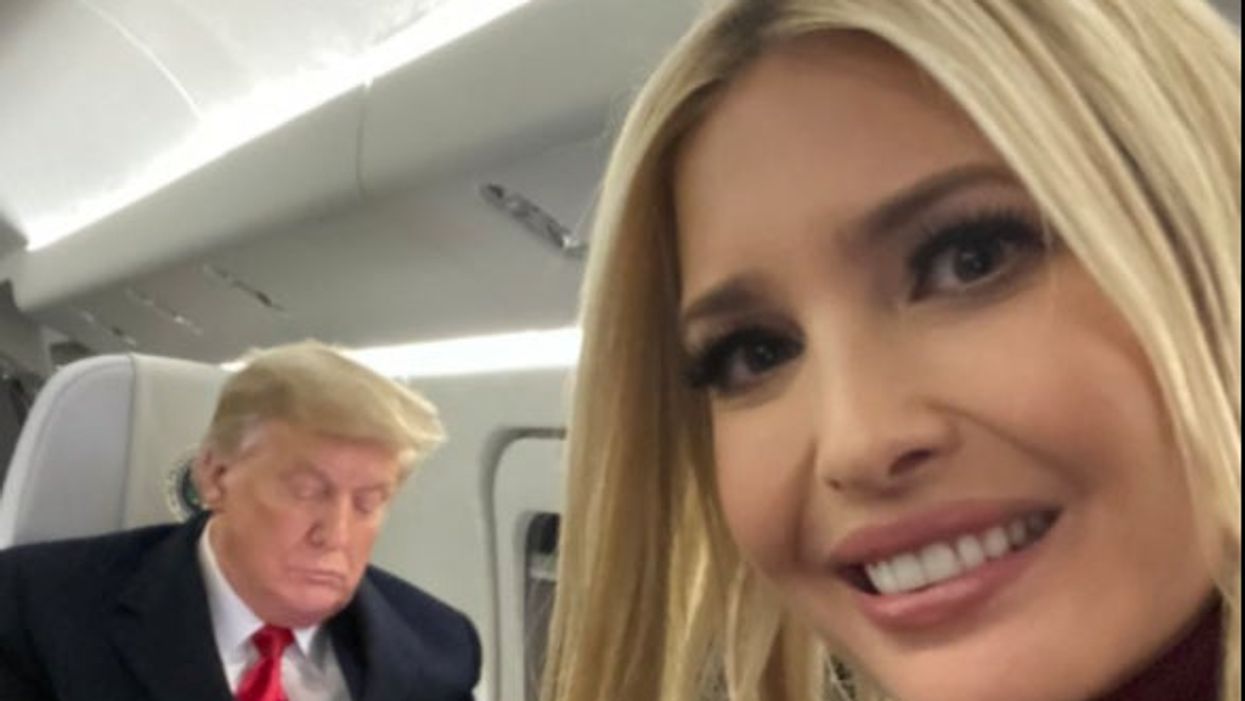 Ivanka Trump bizarrely tags Meat Loaf in a photo with her father for no apparent reason