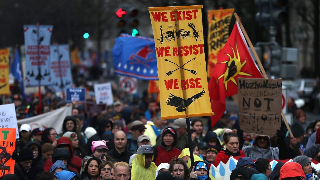 Capitol riots: Police action compared to Native American protests over ...