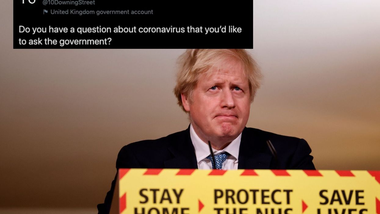 People are roasting the government after it invited anyone to ask a question about coronavirus